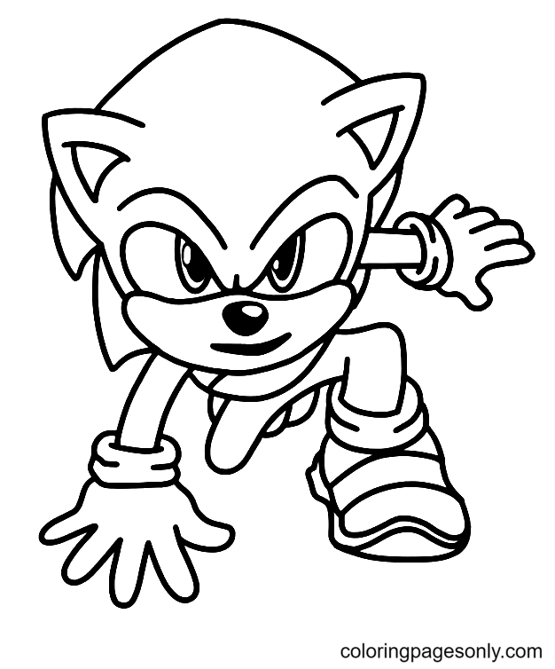 How to Draw Sonic the Hedgehog Coloring Pages - Get Coloring Pages