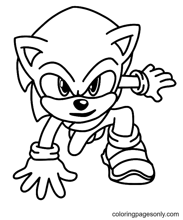 Sonic Shadow Coloring Pages: Beyond Child's Play, by Titan