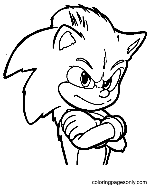 Sonic Hedgehog Printable Coloring Pages - Get Coloring Pages