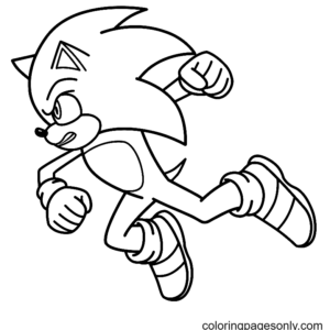 and the black knight sonic coloring pages