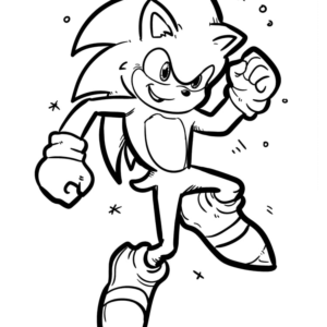 Sonic Coloring Pages - TopFreeDesigns