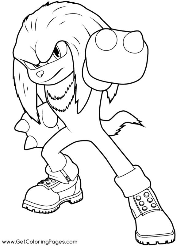 Sonic the Hedgehog 2 Coloring Pages Printable for Free Download