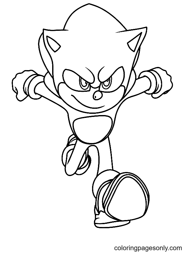 Sonic The Hedgehog Coloring Beautiful Sonic Coloring Pages