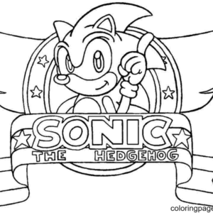 Sonic Coloring Pages Printable for Free Download