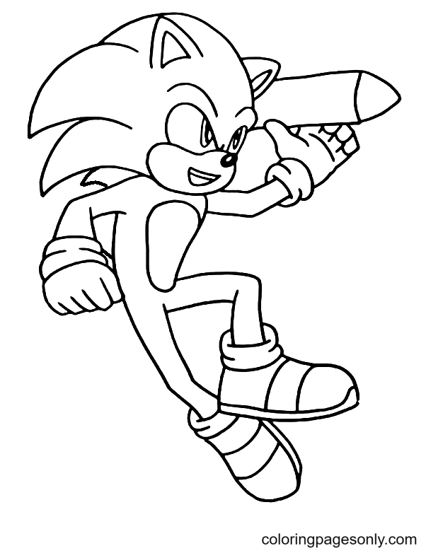 Sonic the Hedgehog 2 Coloring Pages Printable for Free Download