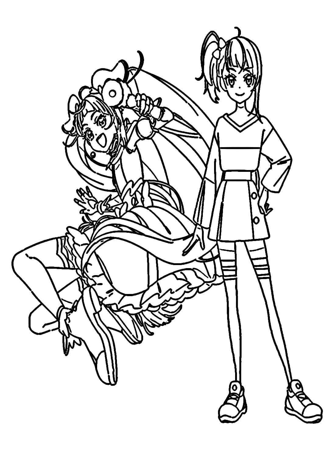 Delicious Party Pretty Cure Coloring Pages Printable for Free Download