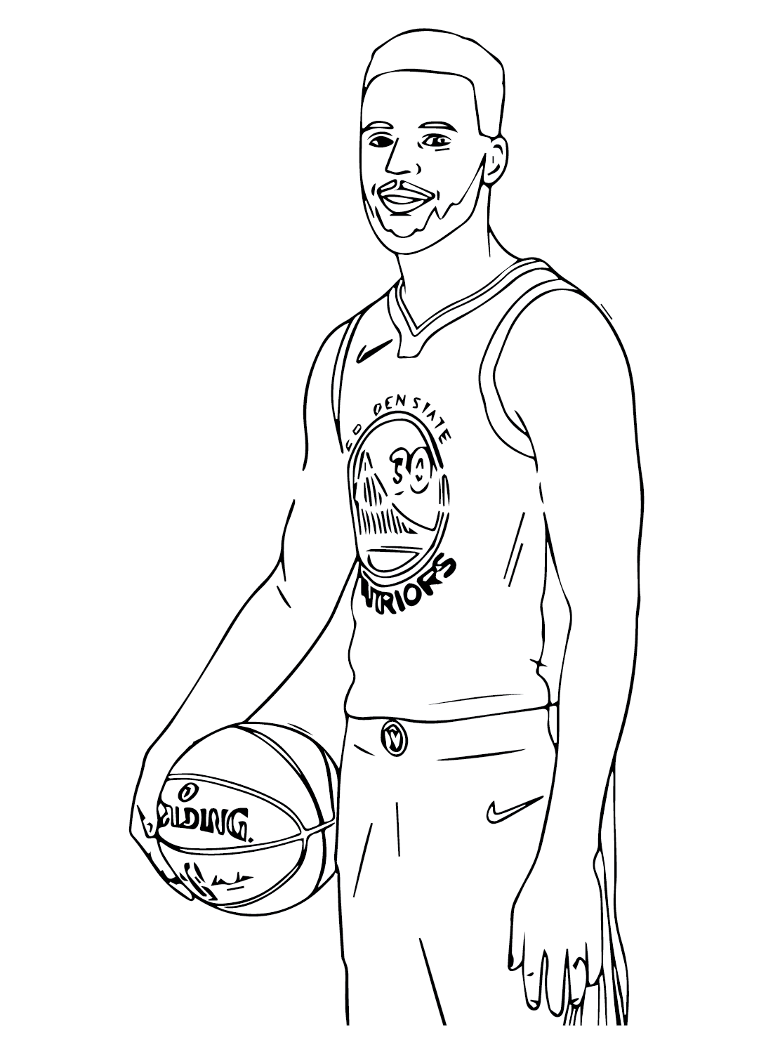 Stephen Curry Coloring Pages Printable for Free Download