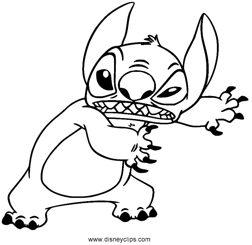 Stitch Coloring Pages Printable for Free Download