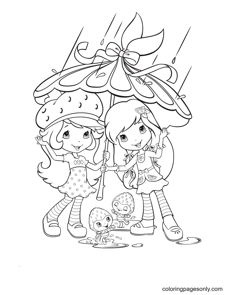 Strawberry Shortcake Coloring Pages