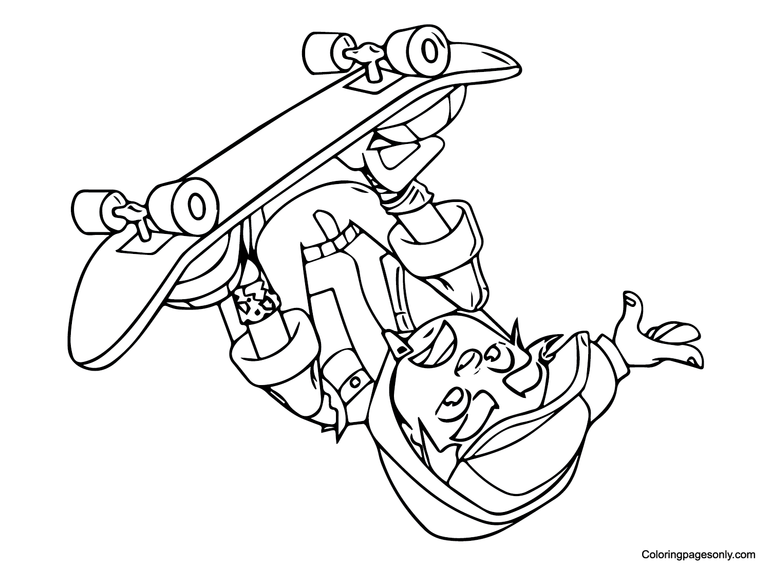 Coloring page Subway Surfers zuri city 