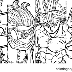 Dragon Ball Z Coloring Book: 50 Pages Of Fun Coloring For Kids And adults,  High Quality Coloring Pages for Kids and Adults, Color All Your Favorite  Characters, Great Gift for Dragon Ball