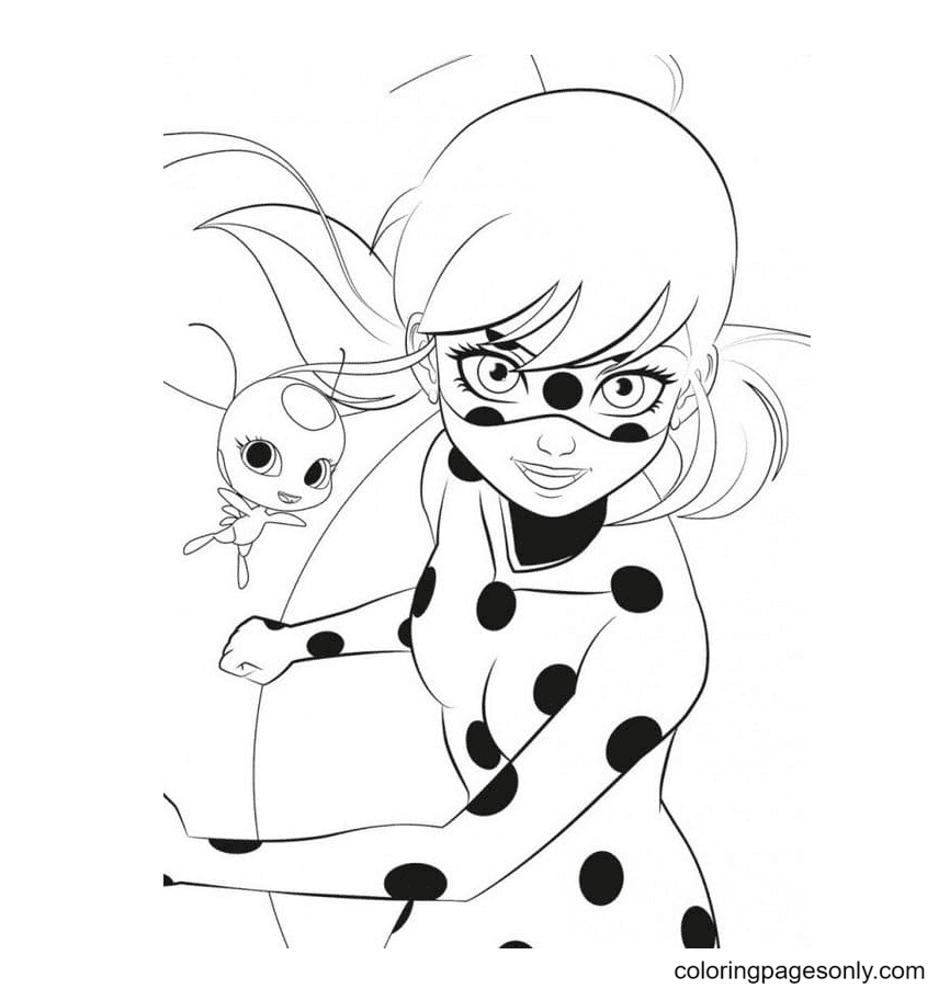 Ladybug e Cat Noir 01 – Imagens para Colorir