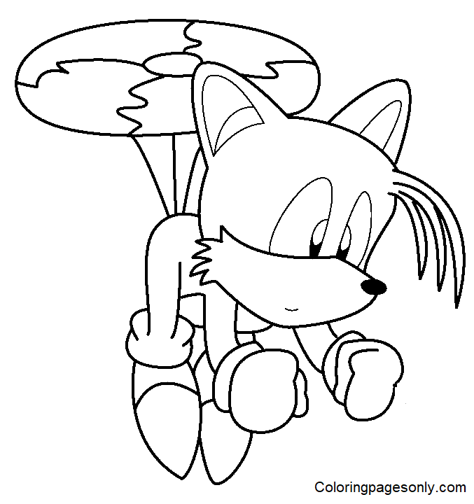 Tails Exe Coloring Pages