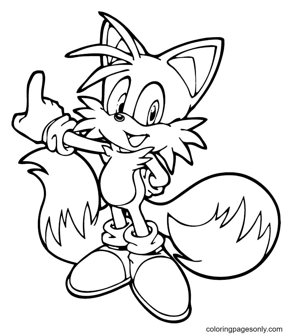 Tails Coloring Pages Printable for Free Download