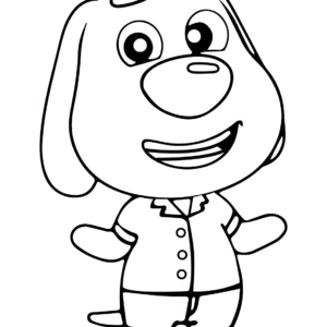 Talking Ben Coloring Pages Printable for Free Download