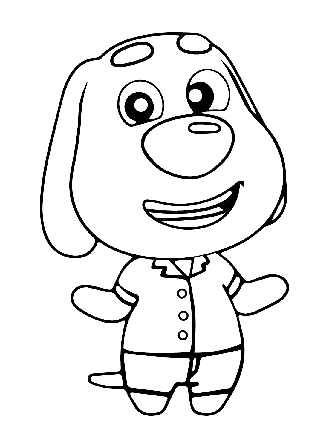 Talking Ben Coloring Pages Printable for Free Download