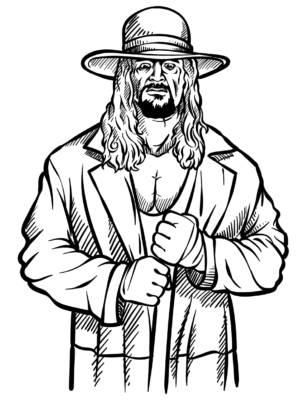 WWE Coloring Pages Printable for Free Download