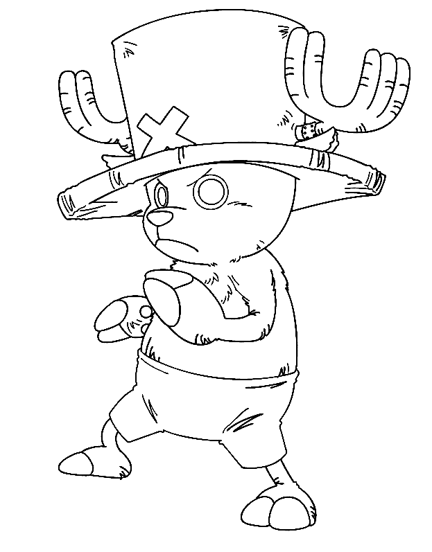 Tony Tony Chopper Coloring Pages Printable for Free Download