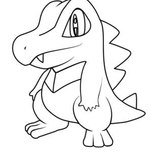 10 Totodile Pokémon Coloring Pages to Unleash Your Artistic Skills