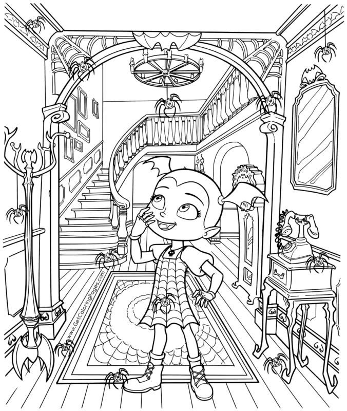 Vampirina Coloring Pages Printable for Free Download