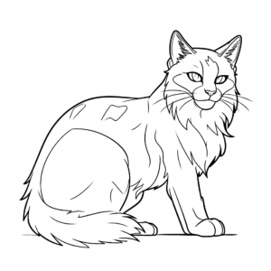 warrior cat couple coloring pages