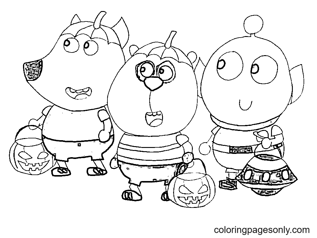 Wolfoo Coloring Pages Printable for Free Download