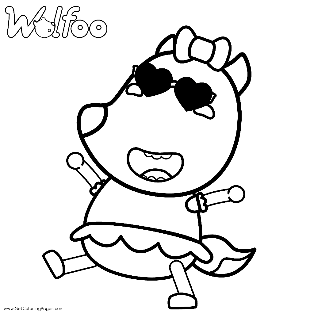 Wolfoo coloring pages  Coloring pages, Cartoon drawings, Peppa pig  coloring pages