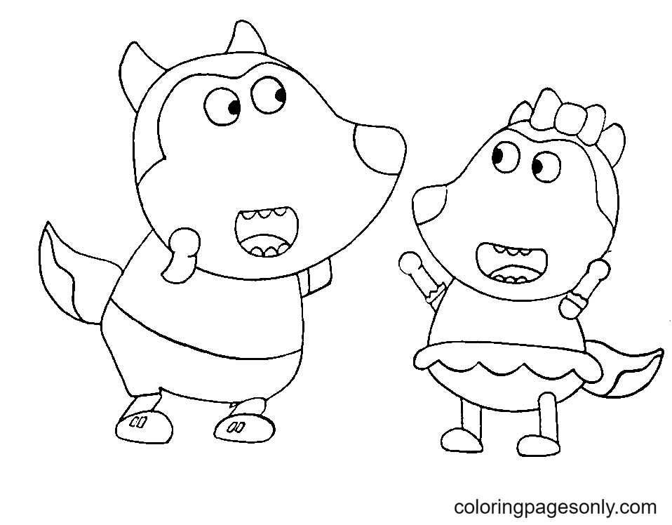 Wolfoo Coloring Pages Printable for Free Download