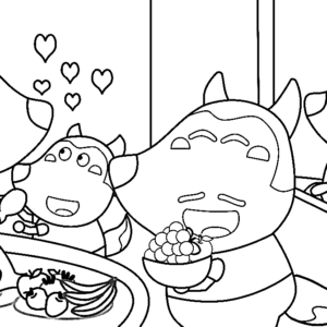 Wolfoo and Friends learn to Stay Healthy Coloring Pages - Free Printable  Coloring Pages