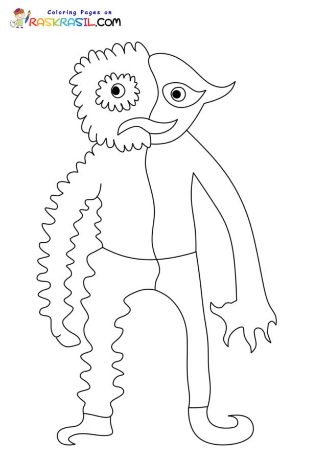 Garten of Banban 04 coloring page