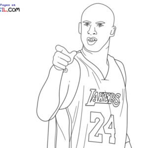 Kobe Bryant Coloring Pages (100% Free Printables)