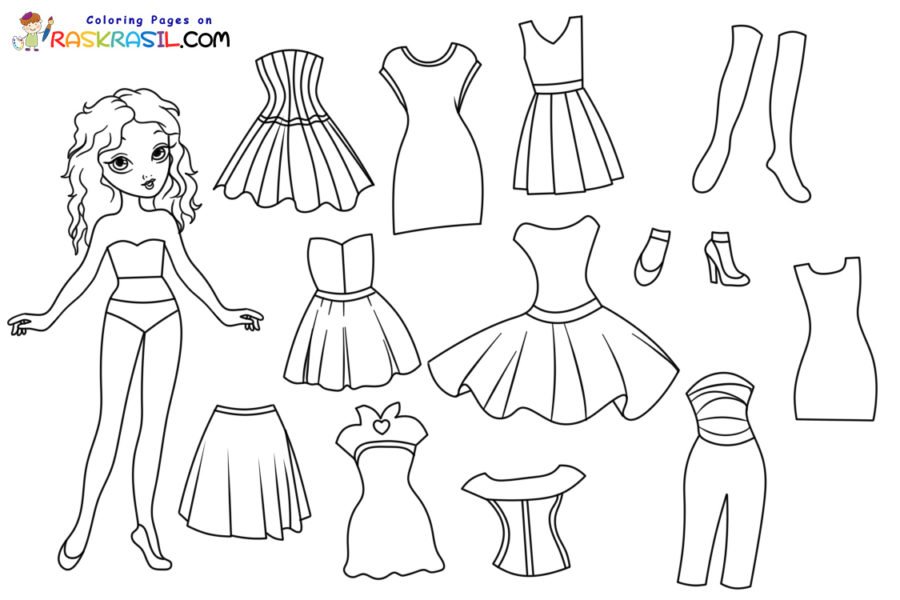 Modern Girl: A Printable Paper Doll