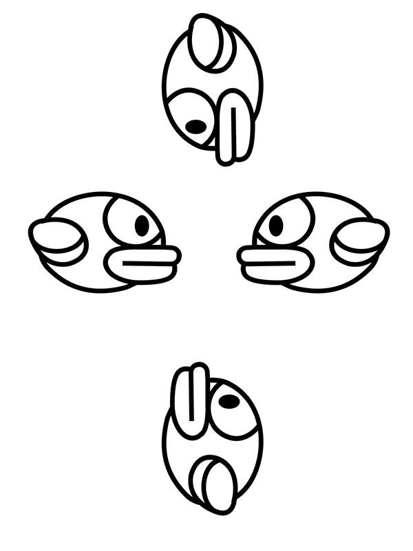 Flappy Bird Flappy bird, Bird drawings, Bird sketch