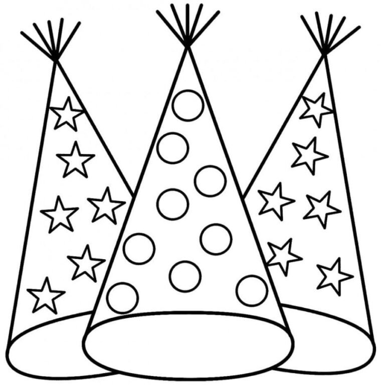 Celebration Coloring Pages Printable for Free Download