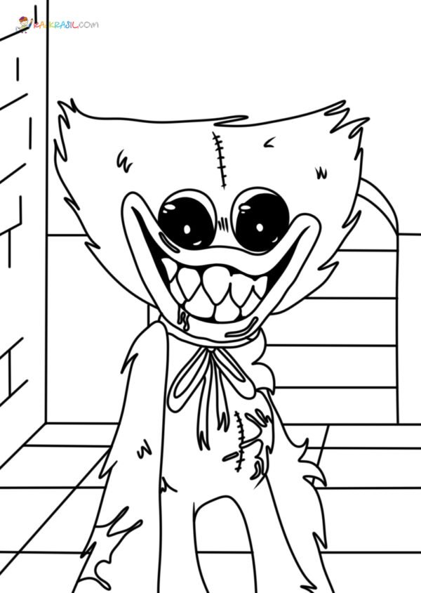 The Player Poppy Playtime Coloring Pages - Get Coloring Pages